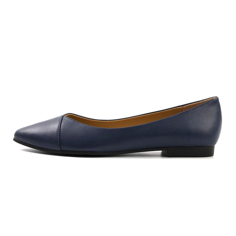 FUNKYMONKEY Women's Ballet Flats Comfort Slip On Shoes for Walking and Driving (10 M US, Navy A) - Image 2